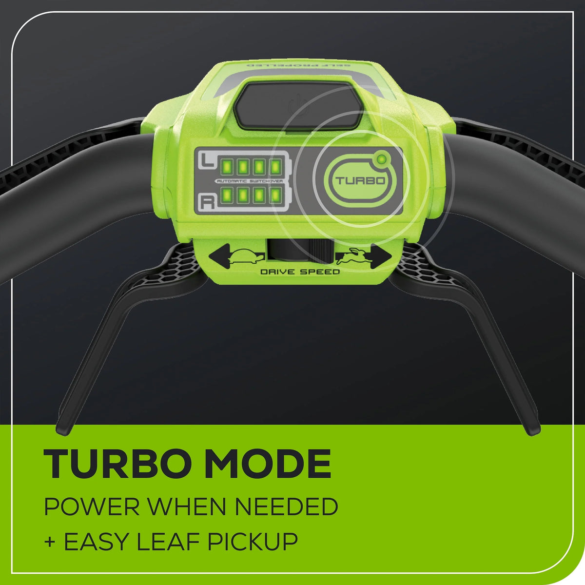 60V 21” Self-Propelled Lawn Mower with 5.0 Ah Batteries & Charger O243