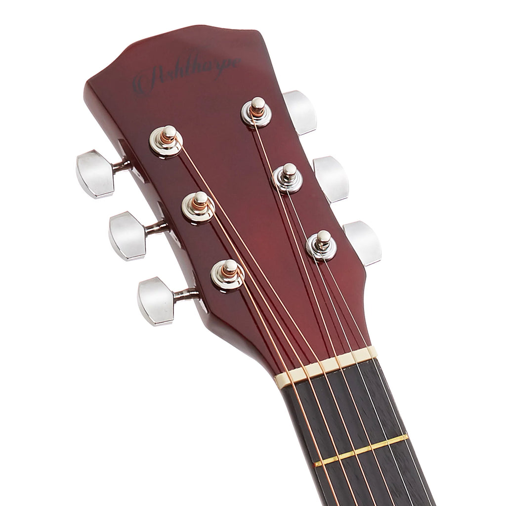 41-Inch Beginner Acoustic Guitar Starter Package, Red W711
