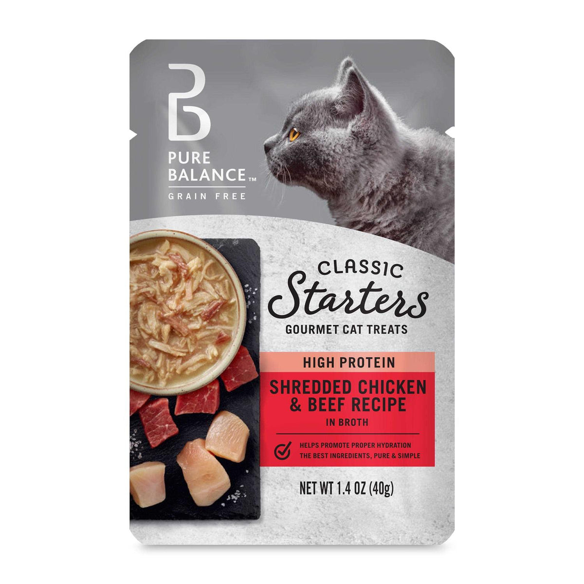 Shredded Chicken & Beef Broth Cat Treats R553