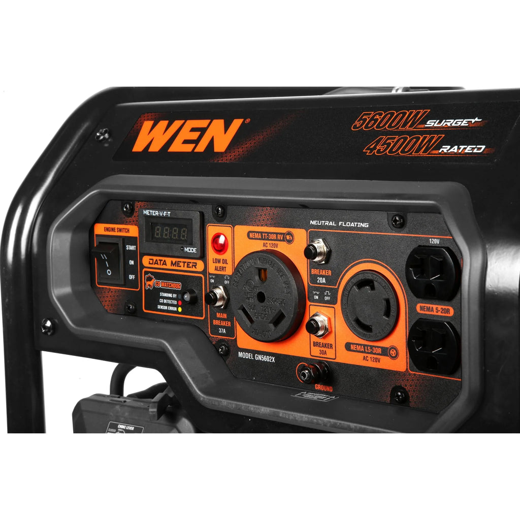 5600-Watt Portable Generator with CO Shutdown Sensor S1697