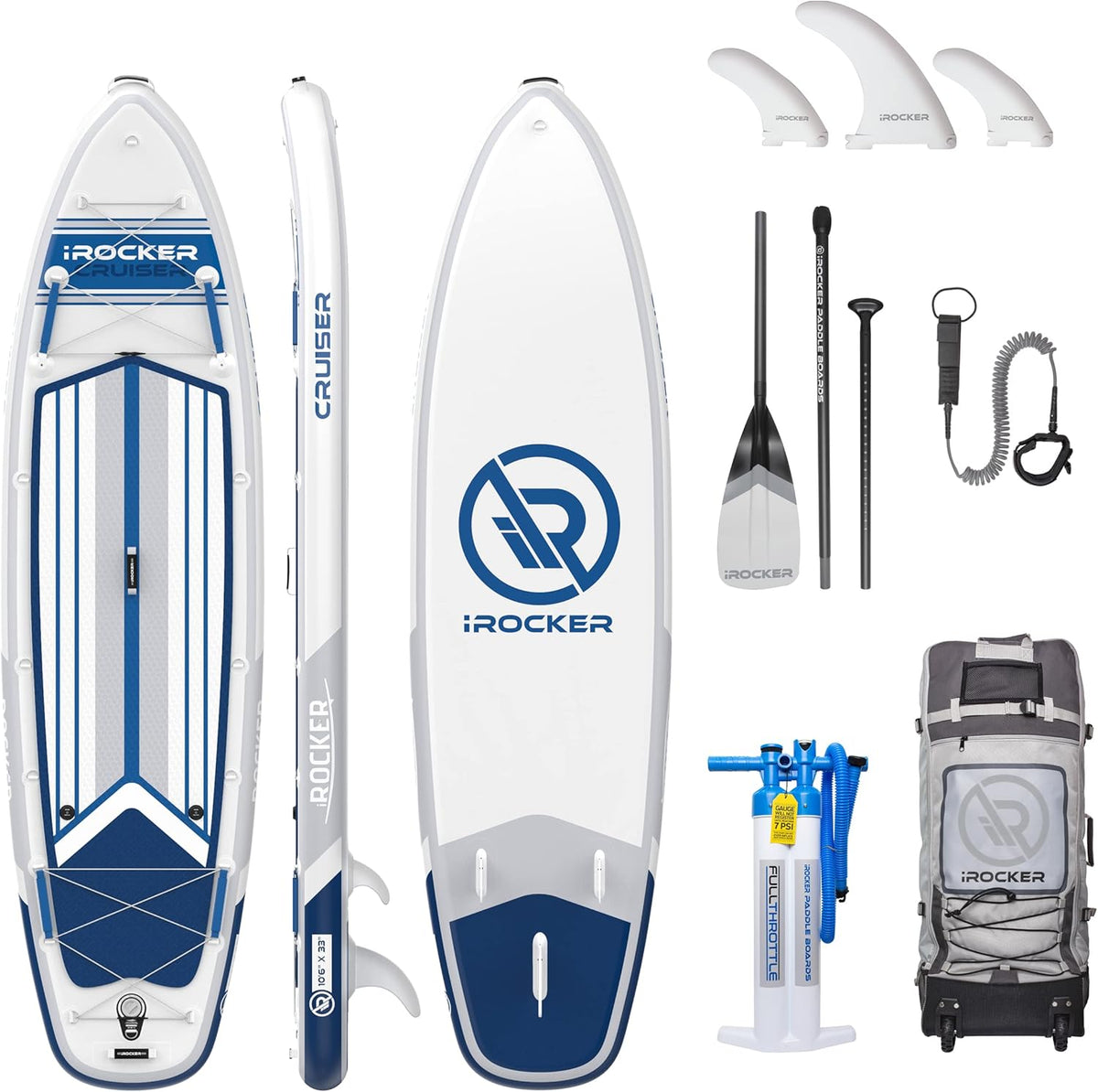 Inflatable Stand Up Paddle Board 10'6 Long 33 Wide 6 Thick G692072