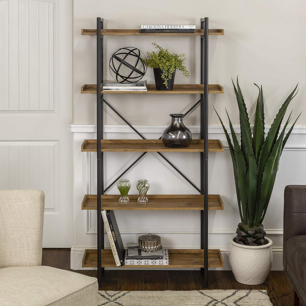 34 Inch Slate Grey Wood Storage Cabinet V476934