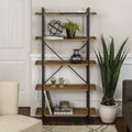 34 Inch Slate Grey Wood Storage Cabinet V476934