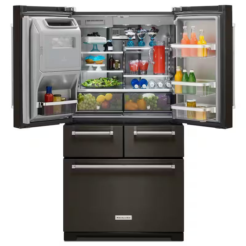 25.8 cu. ft. Black Stainless French Door Refrigerator H42648