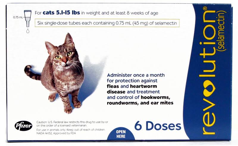 Revolution for Cats 5-15 lb 6 pack L6294