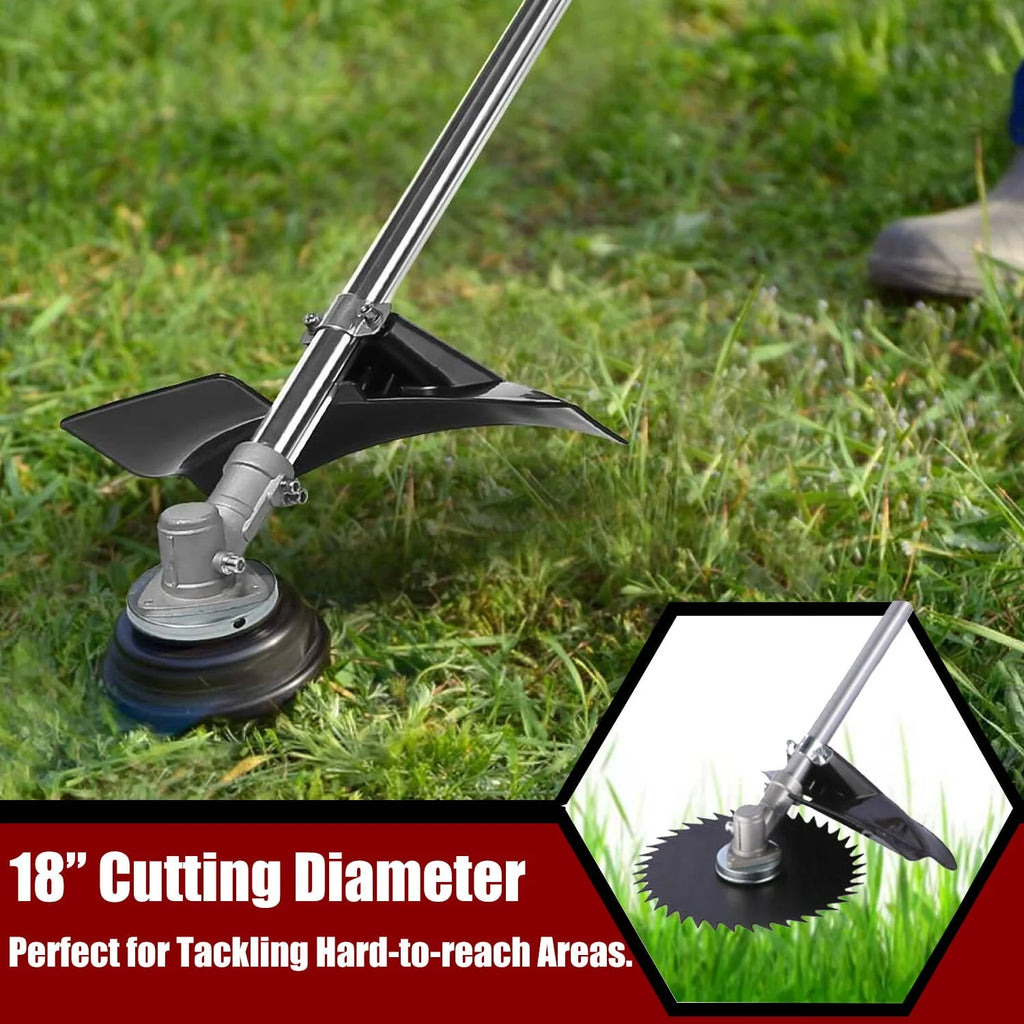 58cc Gas Powered 4-in-1 String Trimmer with 4 Detachable Head Q892