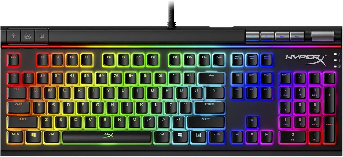 Mechanical Gaming Keyboard RGB LED Backlit Linear Switch N8574