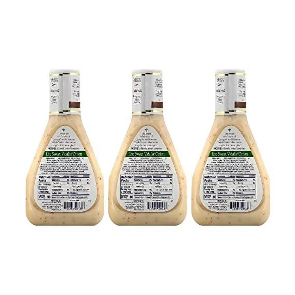 Lite Sweet Vidalia Onion Dressing, 16 FL OZ (Pack of 3) G524622