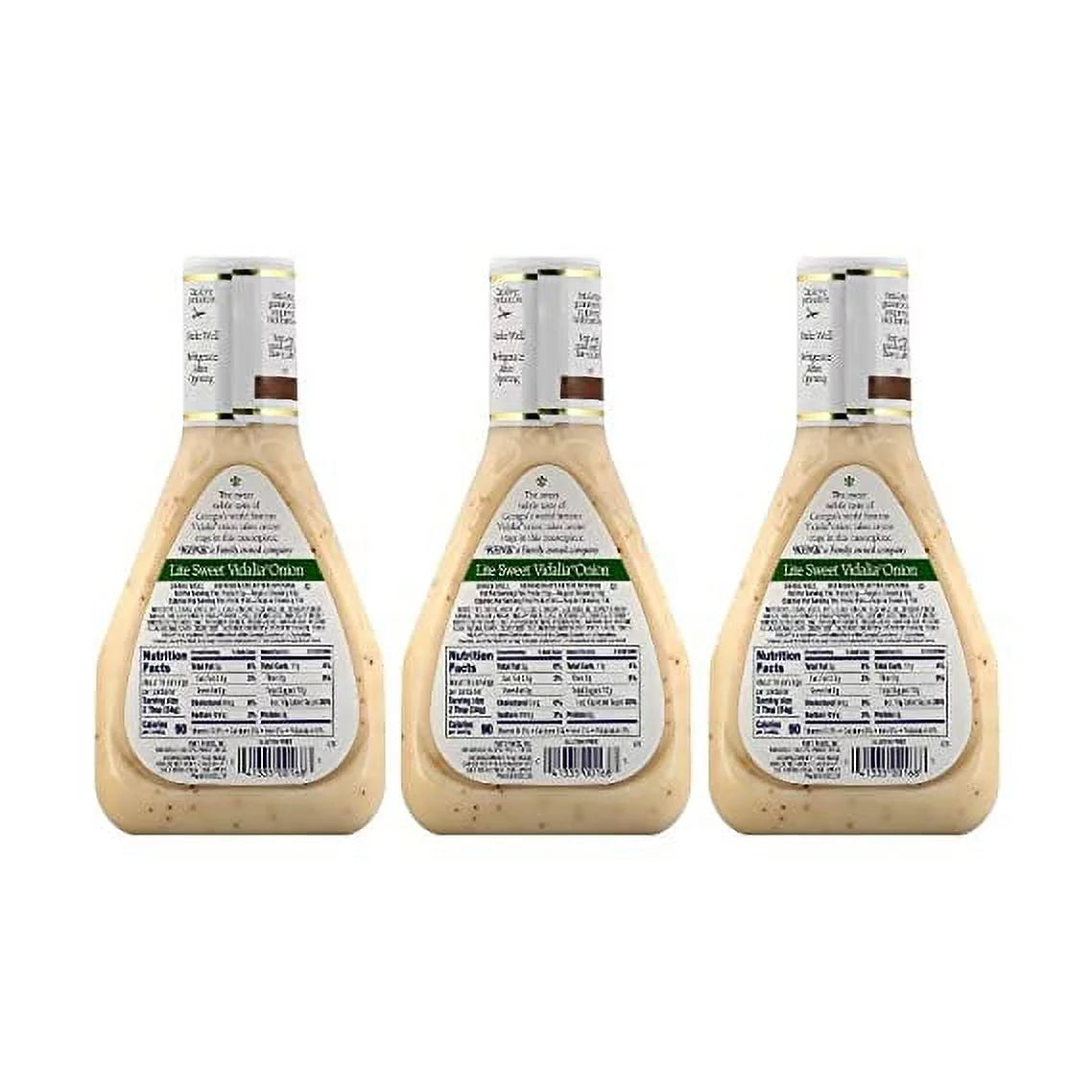 Lite Sweet Vidalia Onion Dressing, 16 FL OZ (Pack of 3) G524622