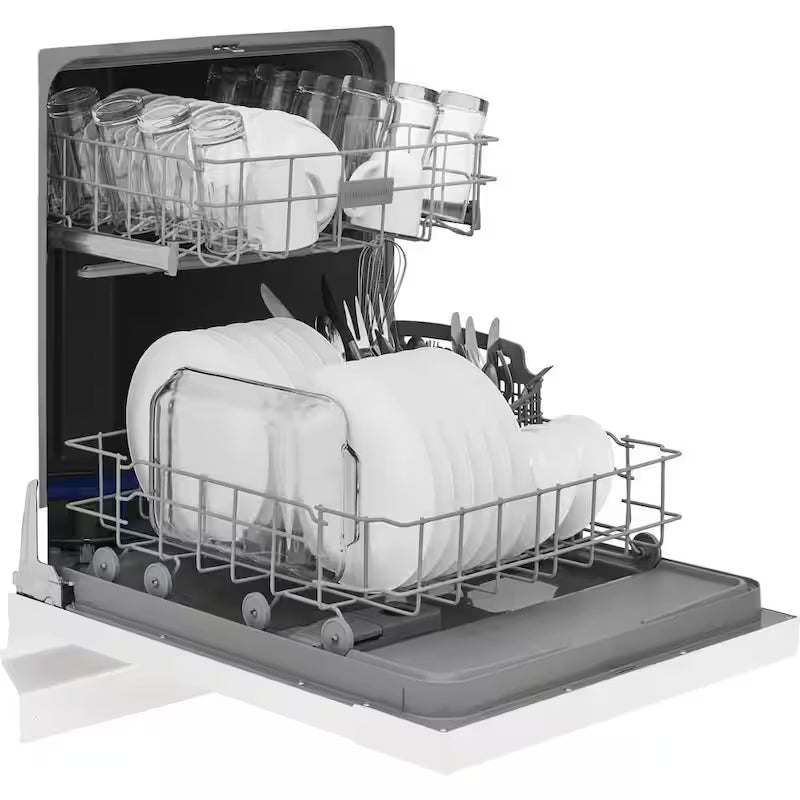 White 24 in. Built-In Tall Tub Dishwasher W1193