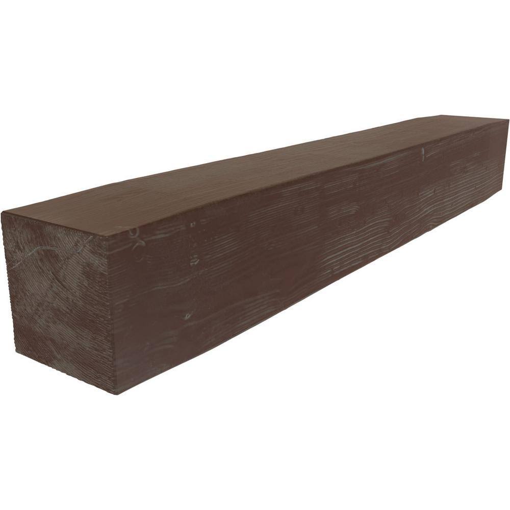 Sandblasted Faux Wood Fireplace Mantel F87074