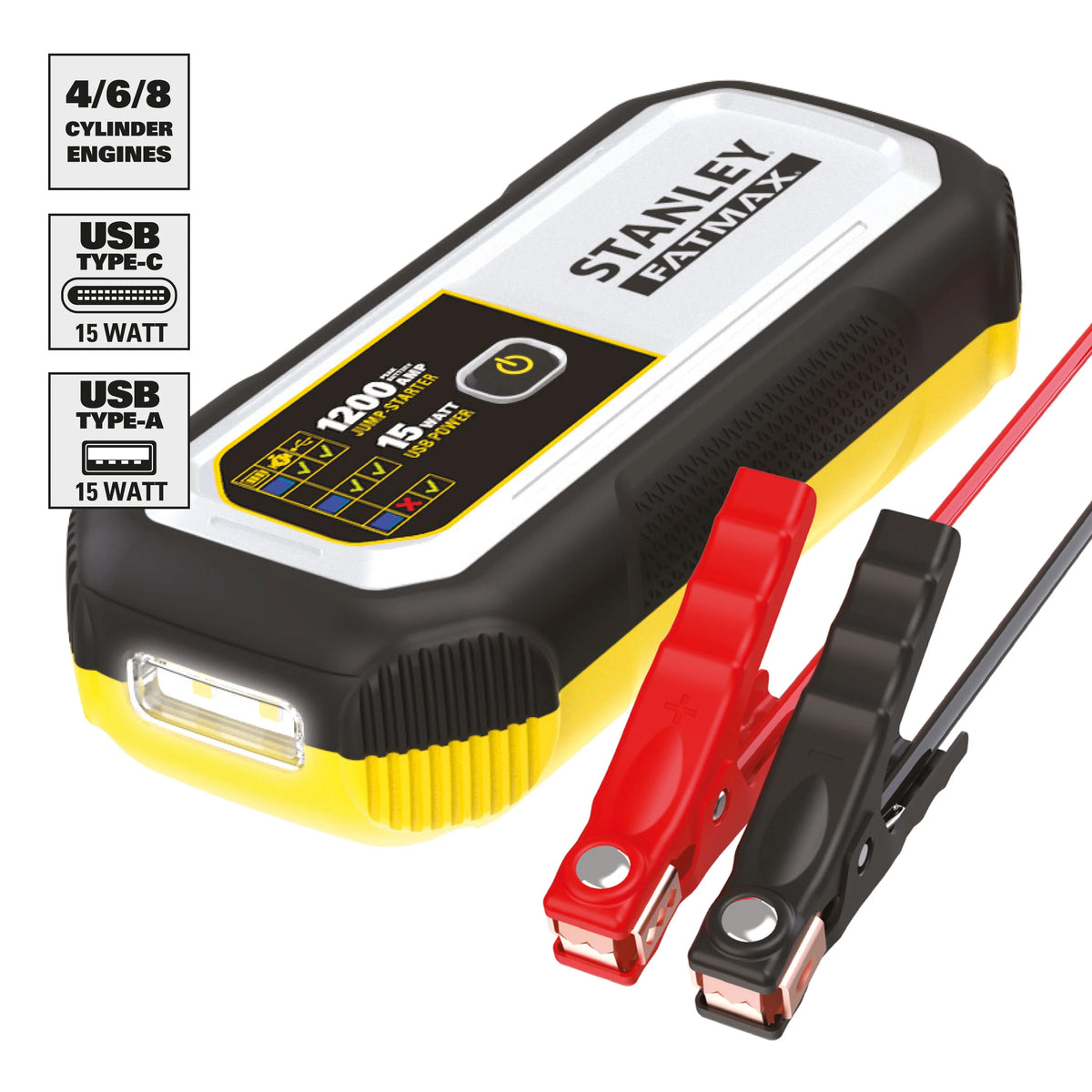 1200 Amp Lithium Jump Starter with USB Power Bank G32586