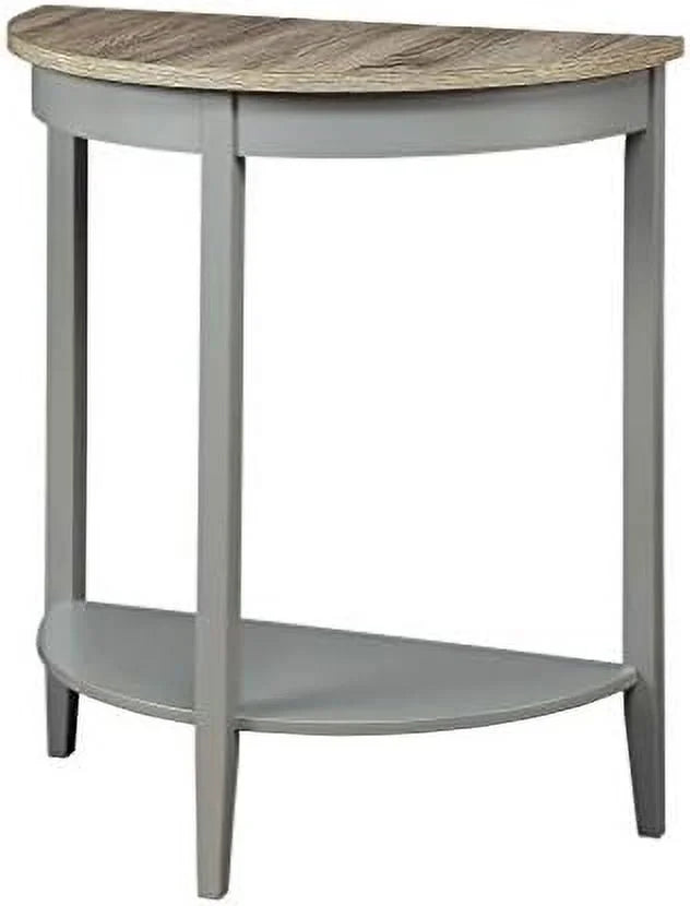 Gray Wood Console Table with Open Compartment T174231