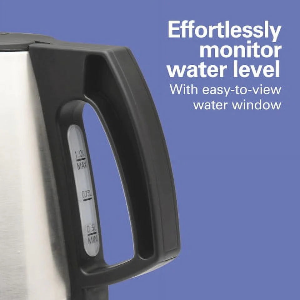 1 Liter Stainless Steel Electric Kettle N970174