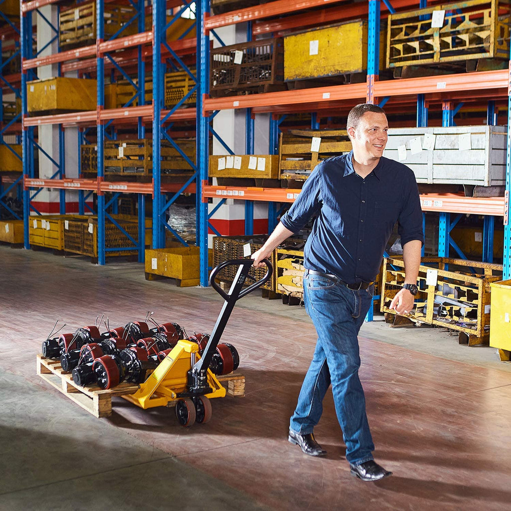 Manual Pallet Jack 4400lbs Capacity 48 Lx27 W Fork Size U91214