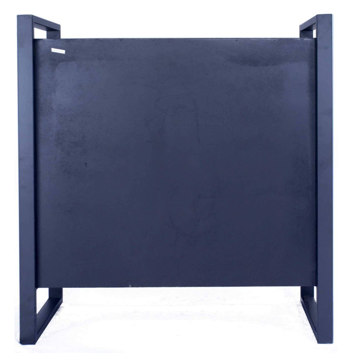 Natural and White Metal Wood Accent Cabinet with 3 Drawers R89252