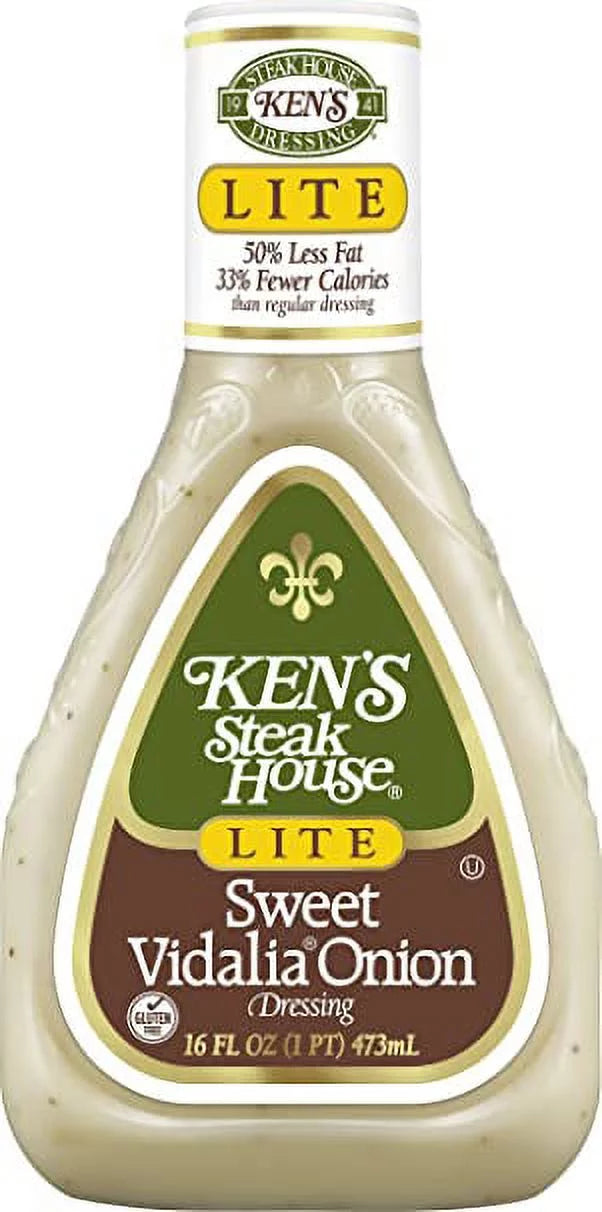 Lite Sweet Vidalia Onion Dressing, 16 FL OZ (Pack of 3) G524622
