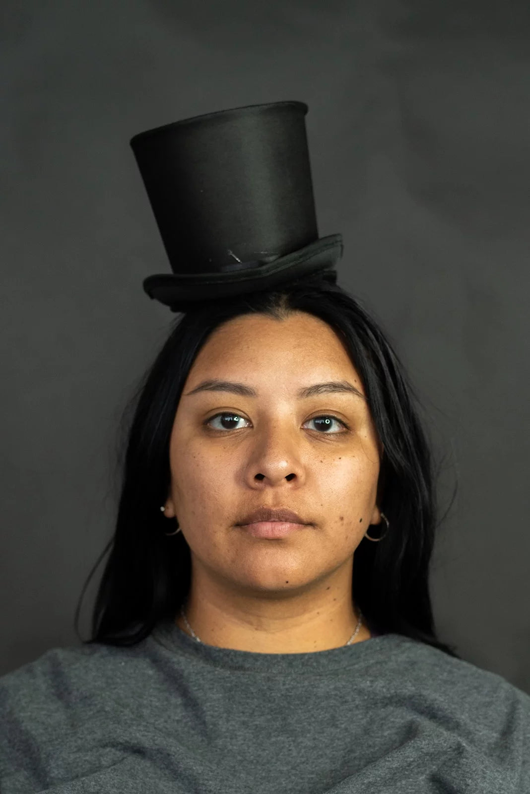Black Mini Top Hat Headband B19176