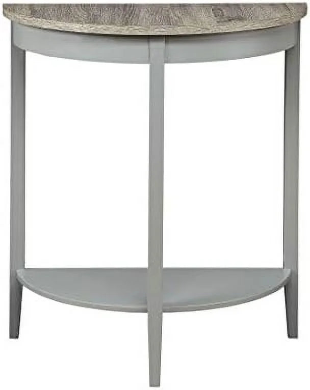 Gray Wood Console Table with Open Compartment T174231