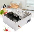 Commercial Electric Bain Marie Food Warmer Steam Table E471622
