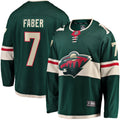 Men's Green Minnesota Wild Home Breakaway Player Jersey M5085