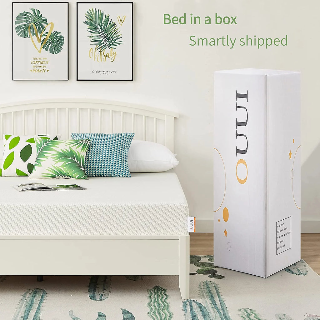 6 inch Green Tea Cooling Gel Memory Foam Full Mattress X92631