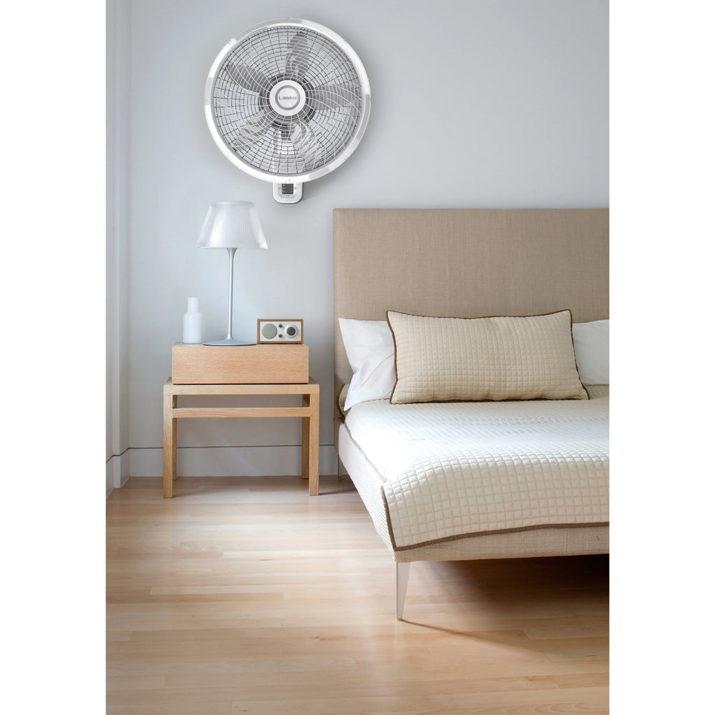 18 Oscillating Wall-Mount Fan with Remote Control P8741