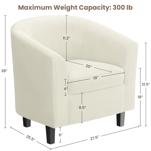 Brown Faux Leather Accent Chair L616832