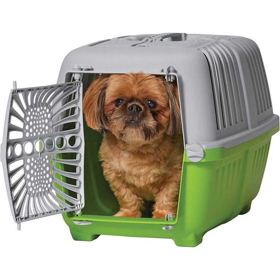 Plastic Door Travel Carrier Pet Kennel Z882526