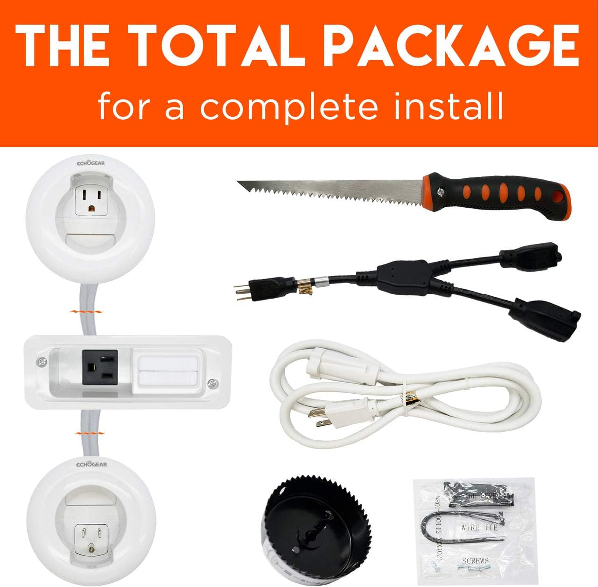 In-Wall TV & Soundbar Power Kit J715