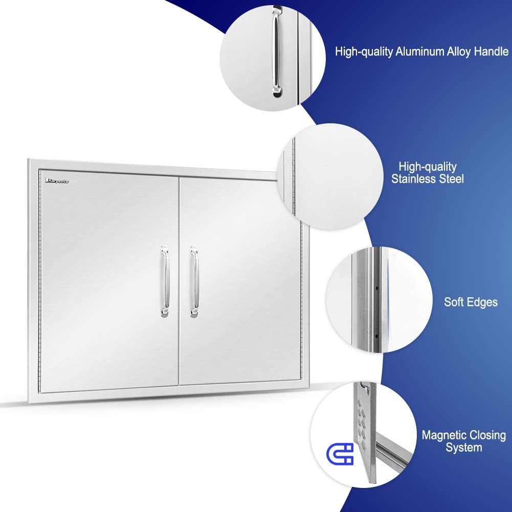 42 W X 21 H Stainless Steel Double Access Door Q82553