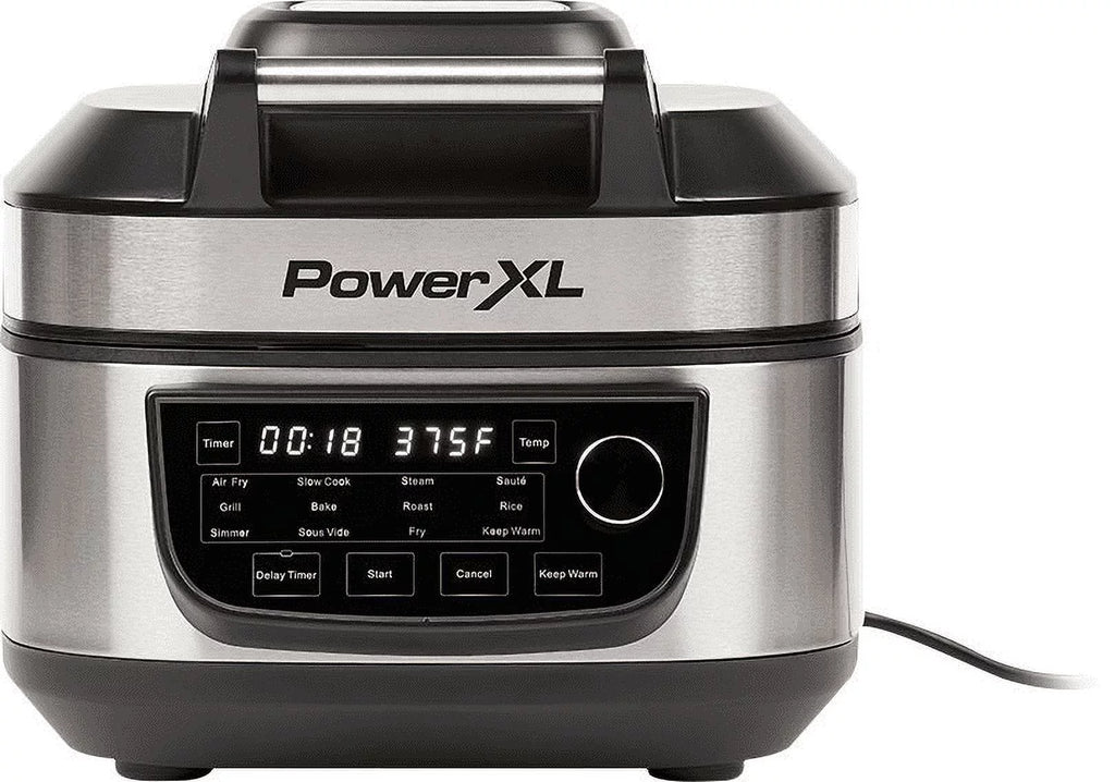 12-in-1 Indoor Grill Air Fryer Combo Stainless Steel K9291