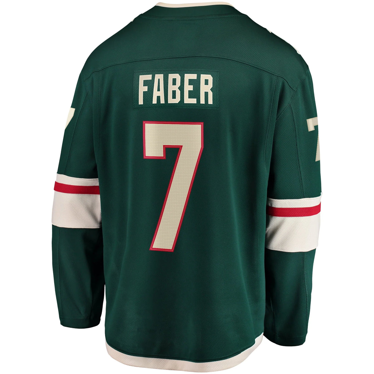 Men's Green Minnesota Wild Home Breakaway Player Jersey M5085