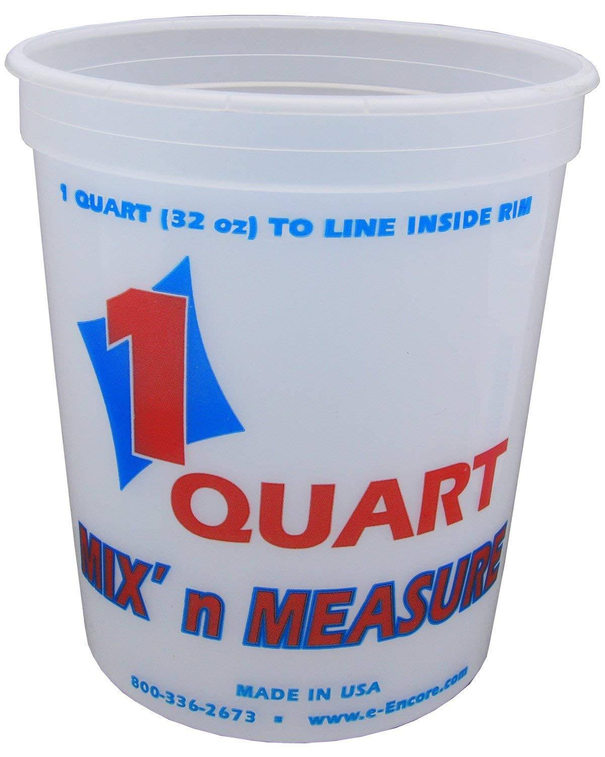 Mix & Measure Plastic Container 1-Quart U317