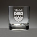 Set of 4 Etched Tumbler Glasses D8307