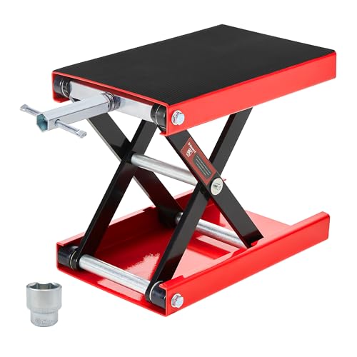Red 1200 LB Motorcycle Lift Scissor Jack C479659
