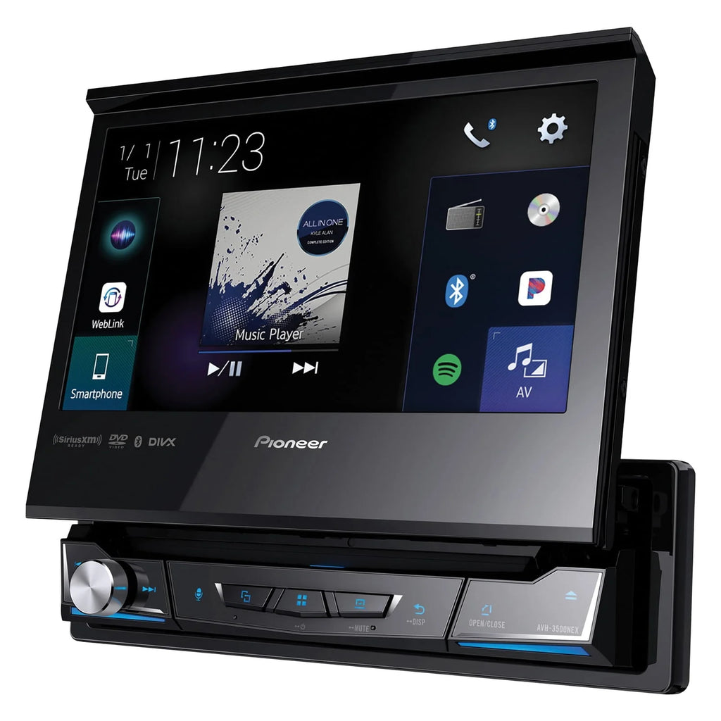 Single-DIN DVD Receiver with Motorized Display G555474