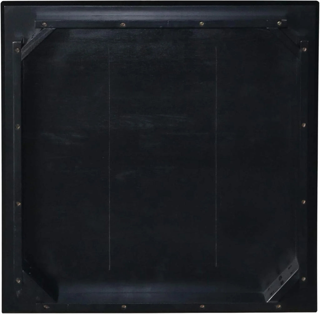 Black Solid Wood Dining Table F740845