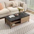47 Inch Double Drawer Coffee Table O272