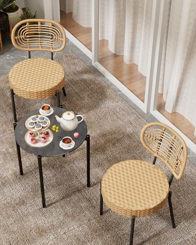 3 Piece Wicker Patio Bistro Furniture Set C72329