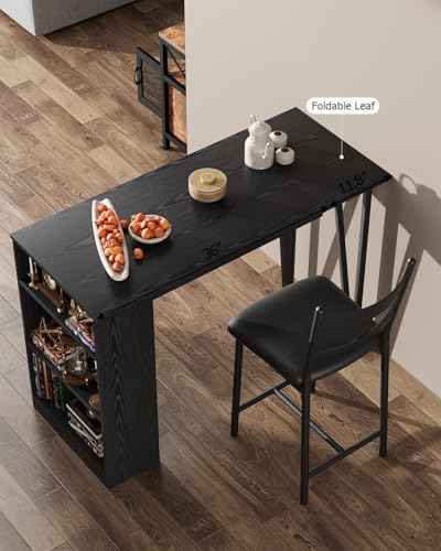 3 Piece Bar Table and Chairs Set with Flip Top Extension K63428