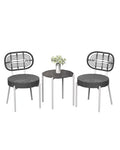 3 Piece Wicker Patio Bistro Furniture Set C72329