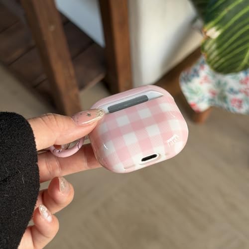 Red Polka Dot Case for AirPods 4th Generation with Keychain G2000
