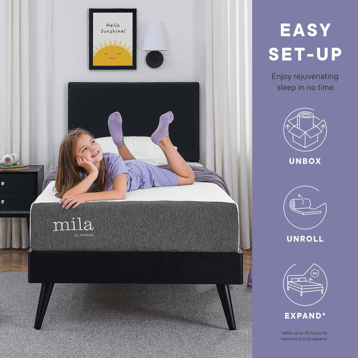 Twin Foam Mattress Set of 2 B7344