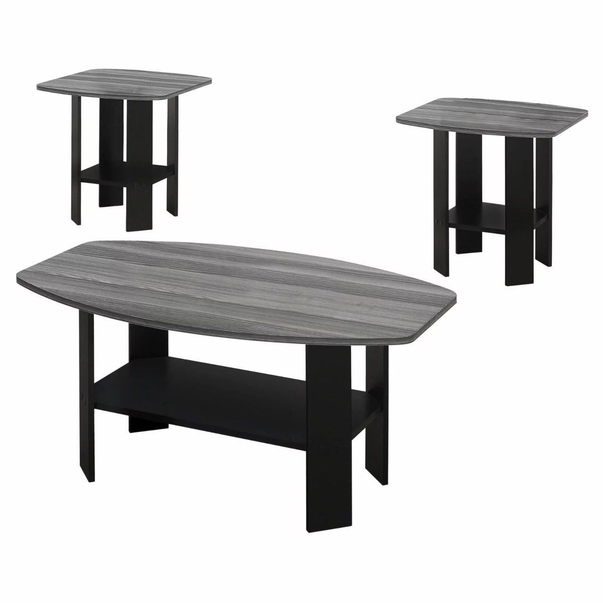 Black 3pcs Table Set A5007