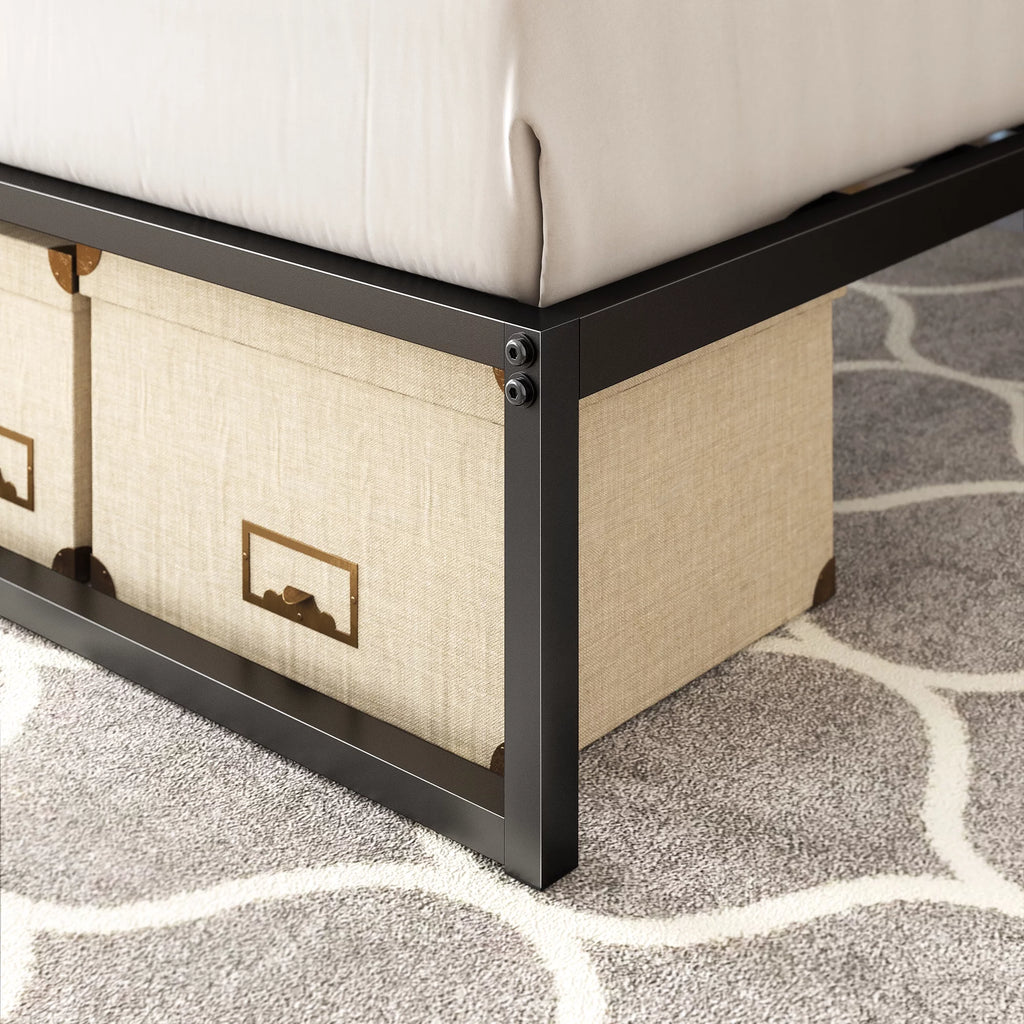 12" Metal Platform Bed Frame, Twin N501