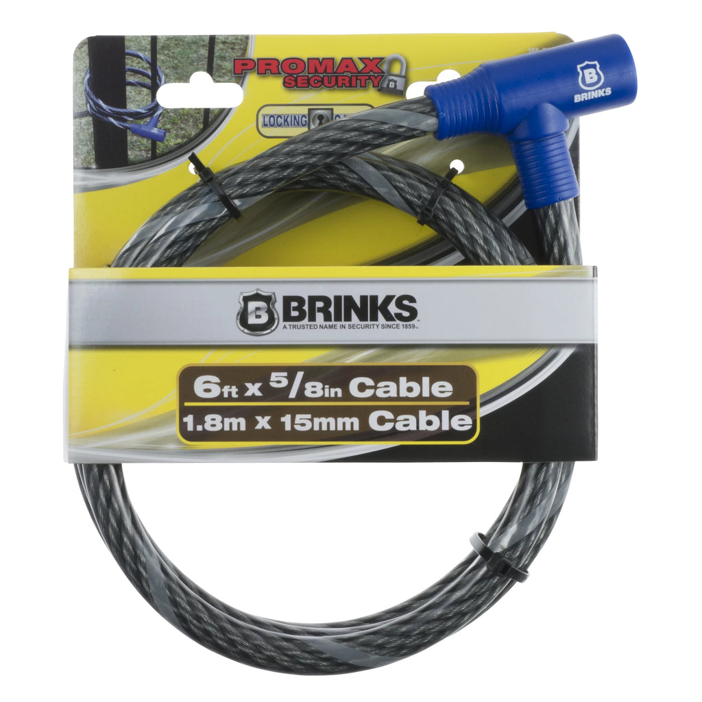5/8in x 6ft Steel Keyed Cable Lock J710548