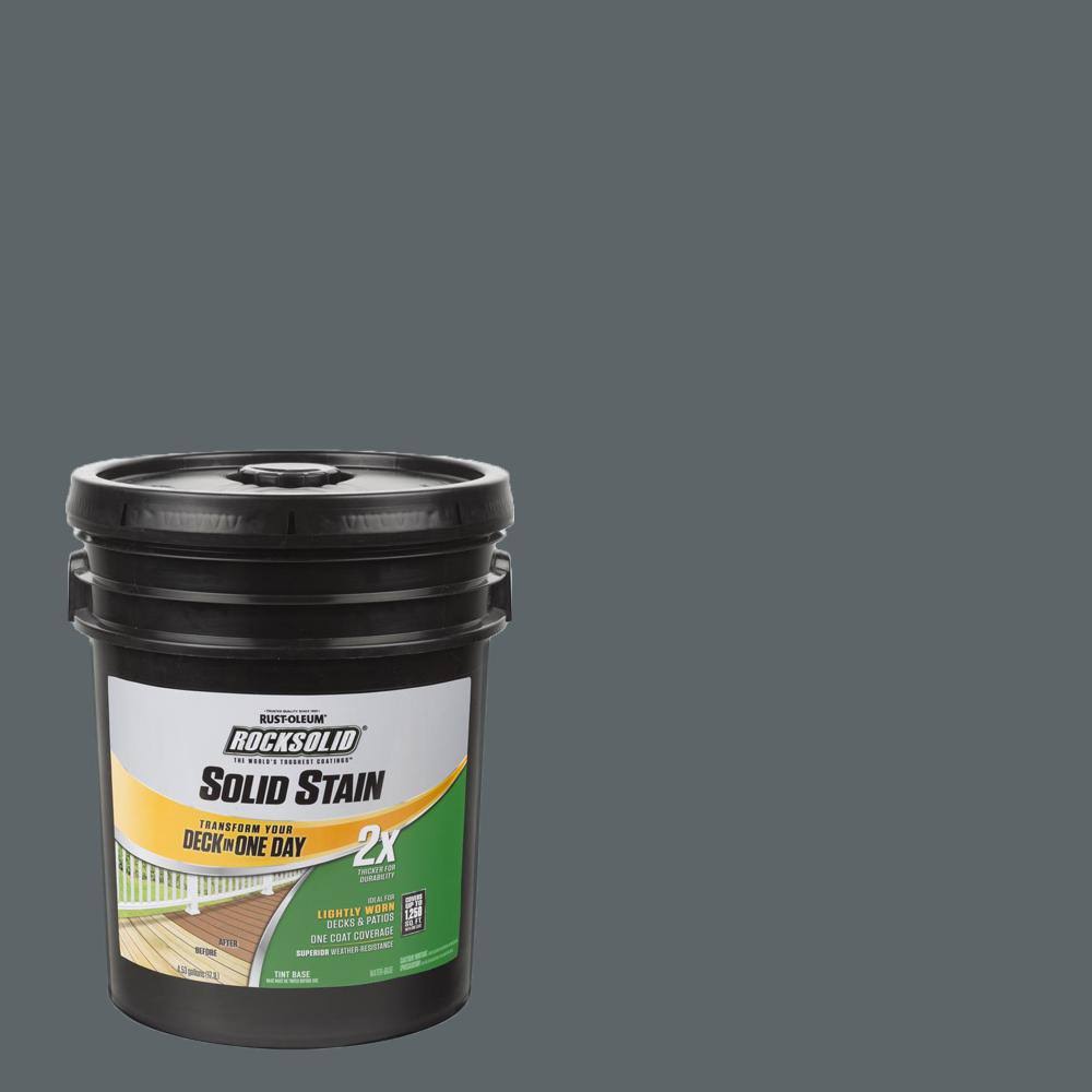 5 gal. Black Exterior Solid Stain A49001