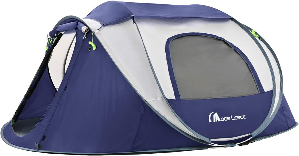 4 Person Waterproof Pop up Camping Tent with 2 Doors M64204