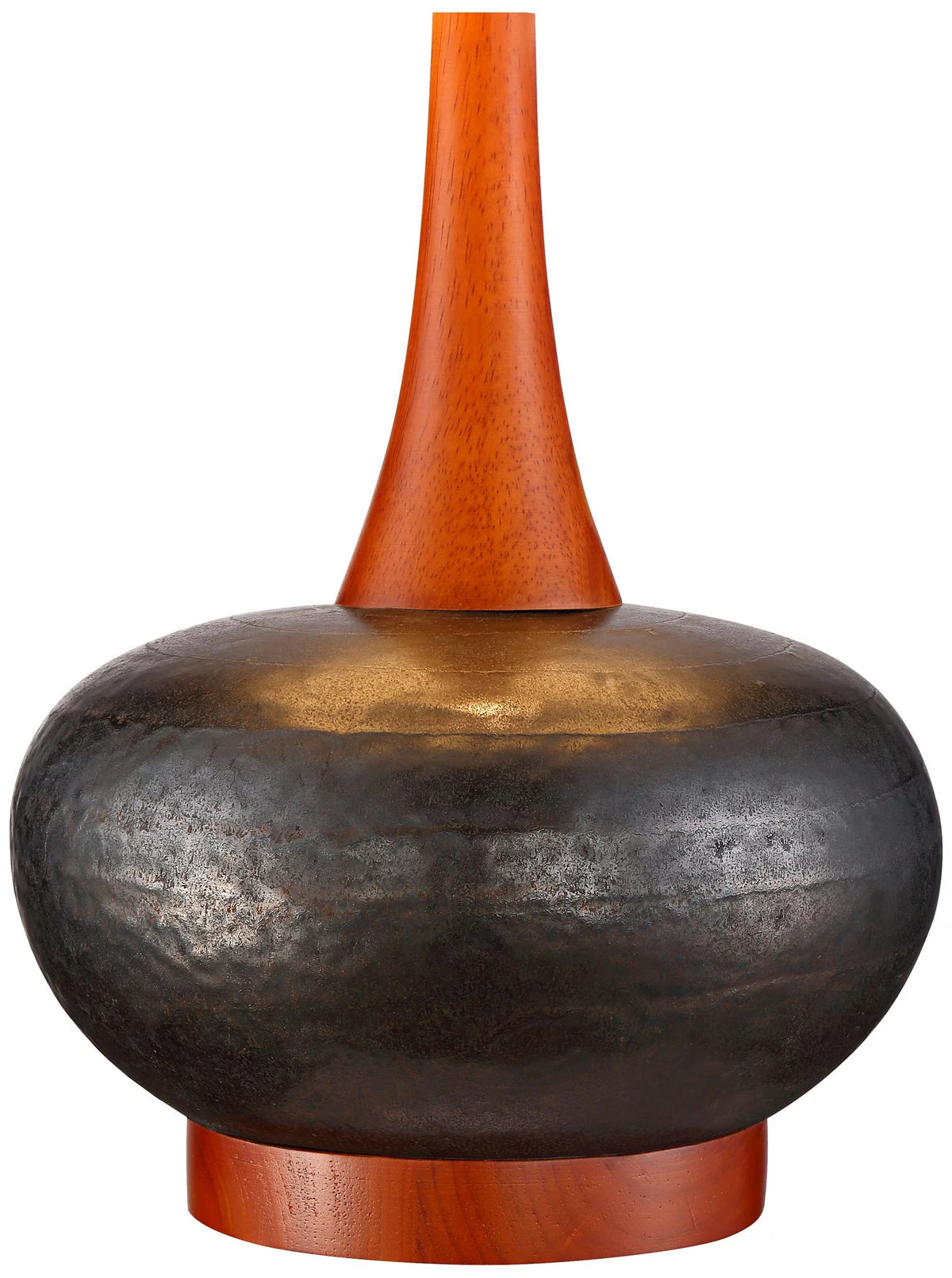 Set of 2 Brown Ceramic Table Lamps P745
